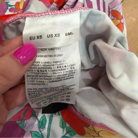 LoveShackFancy Bogner Fire and Ice Floral Leggings XS - Picture 10 of 10